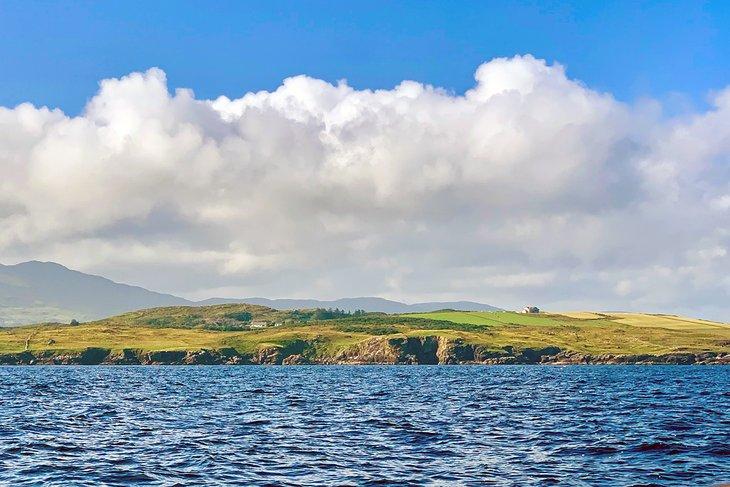 Vista frente a la costa de Irlanda