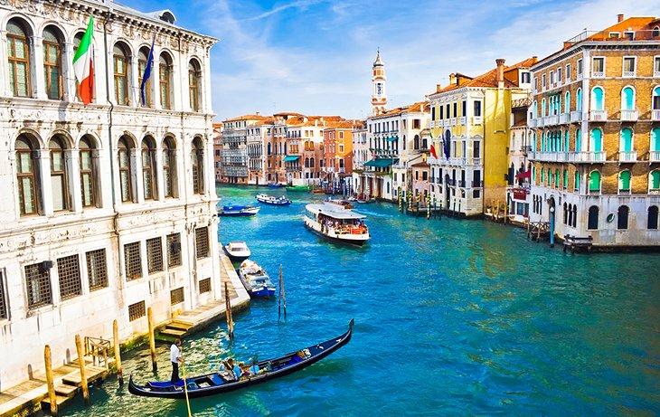 Vaporetto en el Gran Canal