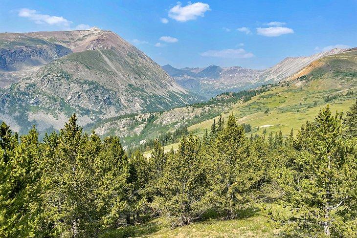Escenografía montañosa en Breckenridge