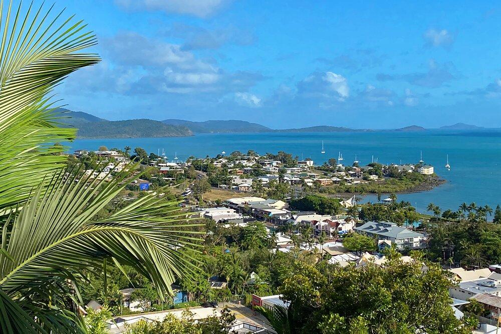 Ausblick über Airlie Beach