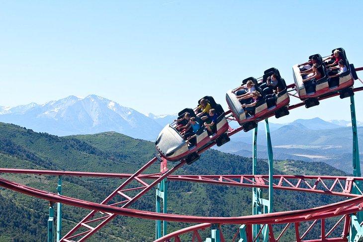 Montaña rusa en Glenwood Caverns & Adventure Park