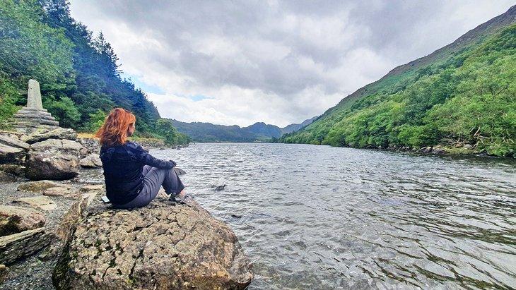 Author Anietra Hamper at Crafnant Lake