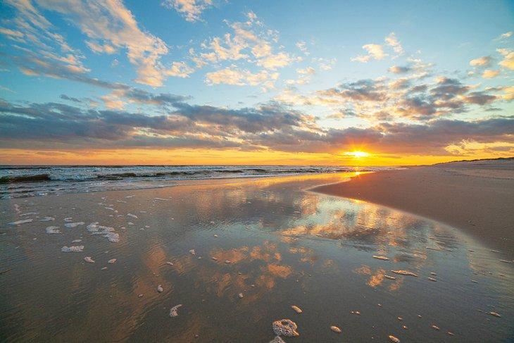 Puesta de sol en Fire Island