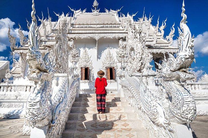 Weißer Tempel in Chiang Rai