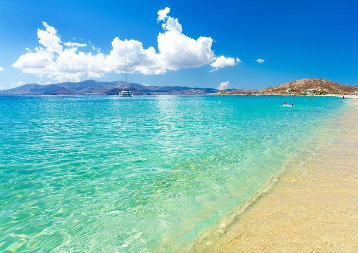 Playa Paradise en Naxos