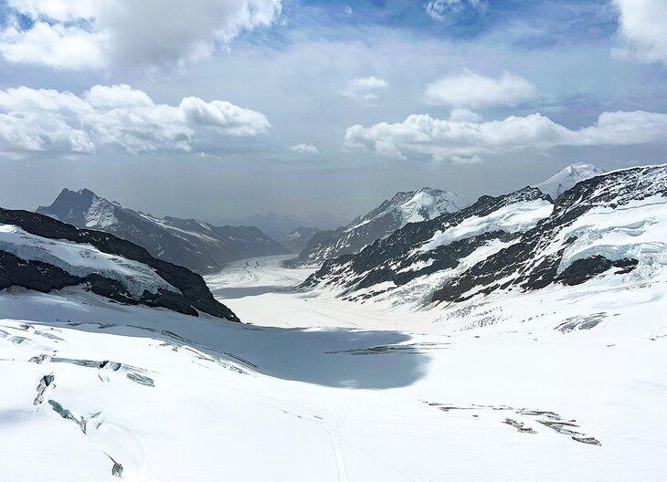 Vista desde la cima de Europa