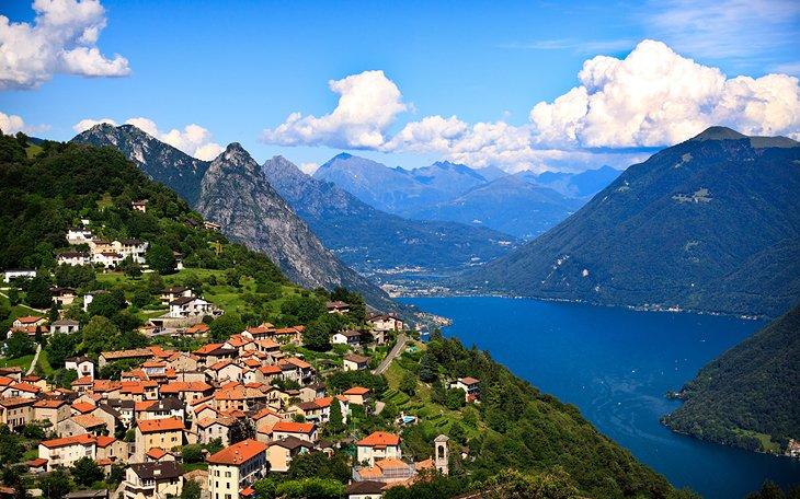 Lago de Lugano y Ticino