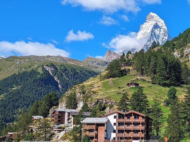 Matterhorn y paisajes montañosos en Suiza