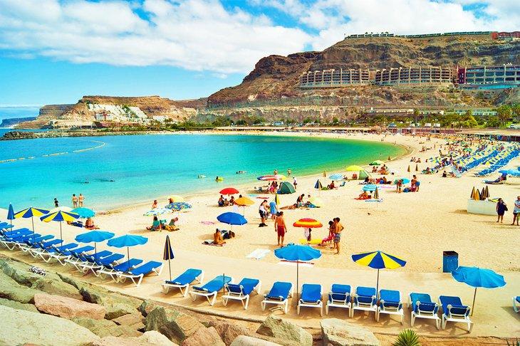 Playa de Amadores en Gran Canaria
