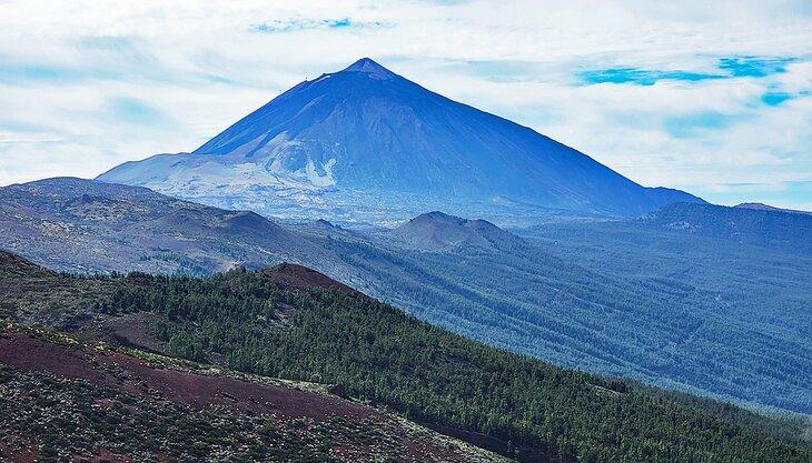 Vista lejana del Teide, Tenerife