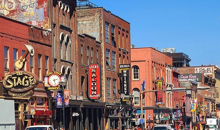 Lower Broadway en Nashville
