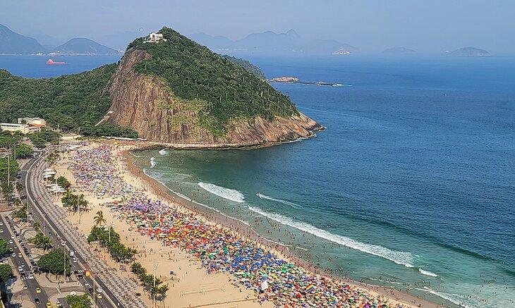 Vista sobre la playa de Copacabana