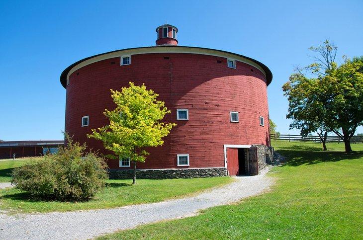 Establo histórico en el Museo Shelburne
