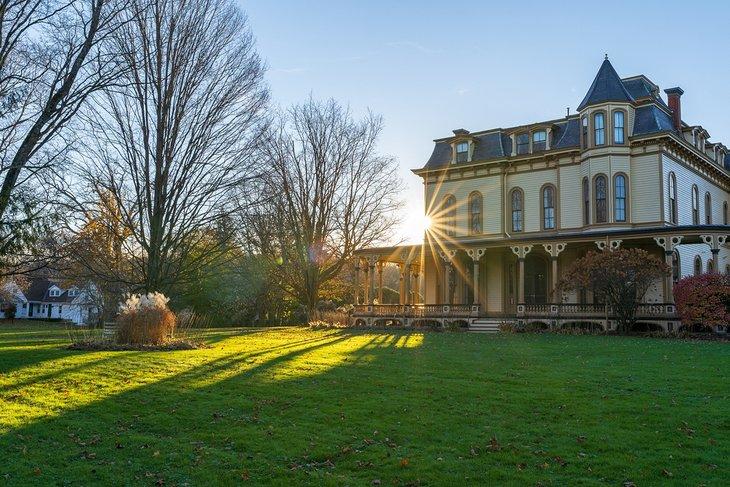 Mansion histórica en el Parque McCullough Histórica