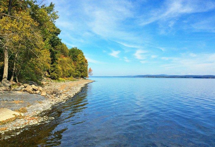 Grand Isle State Park en el Lago Champlain