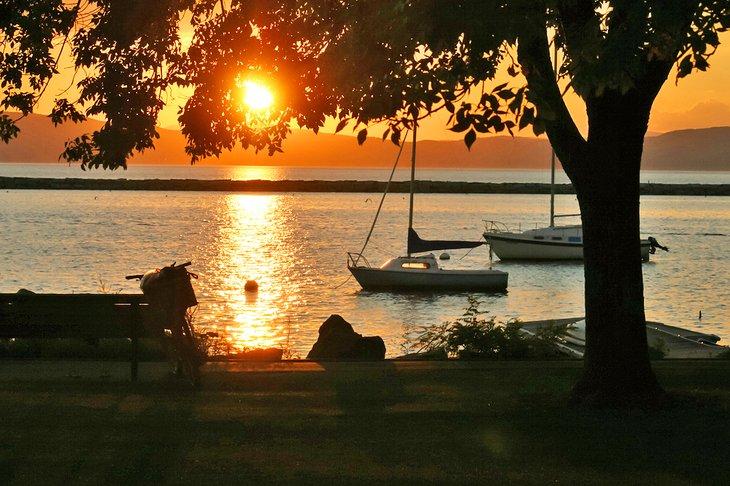 Parque Waterfront en Burlington