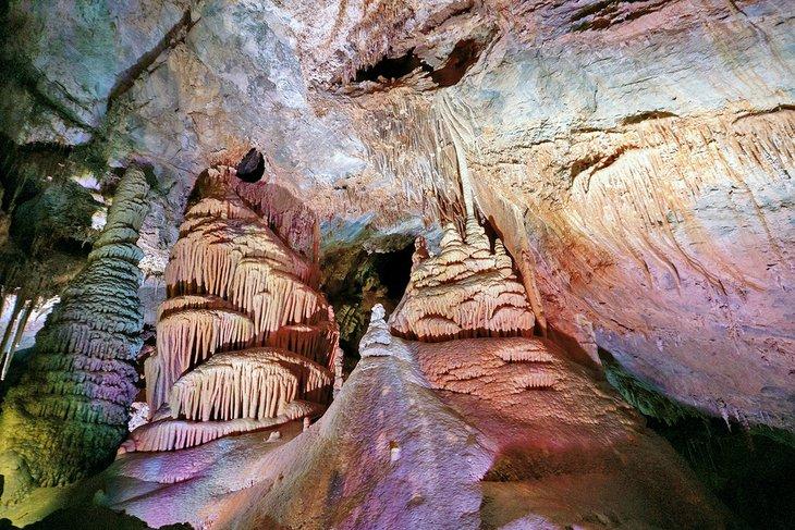 Sala del Paraíso, Cavernas Lewis y Clark
