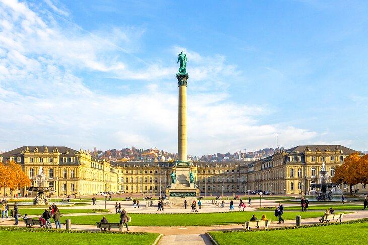 Schlossplatz, Stuttgart, Allemagne