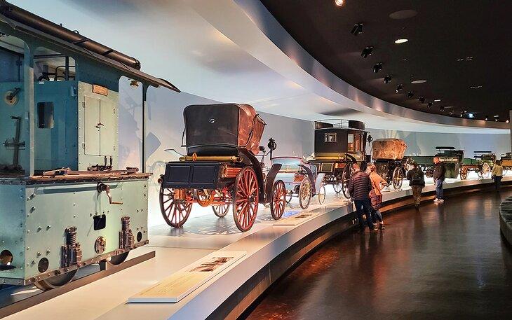 Una exhibición en el Museo Mercedes Benz