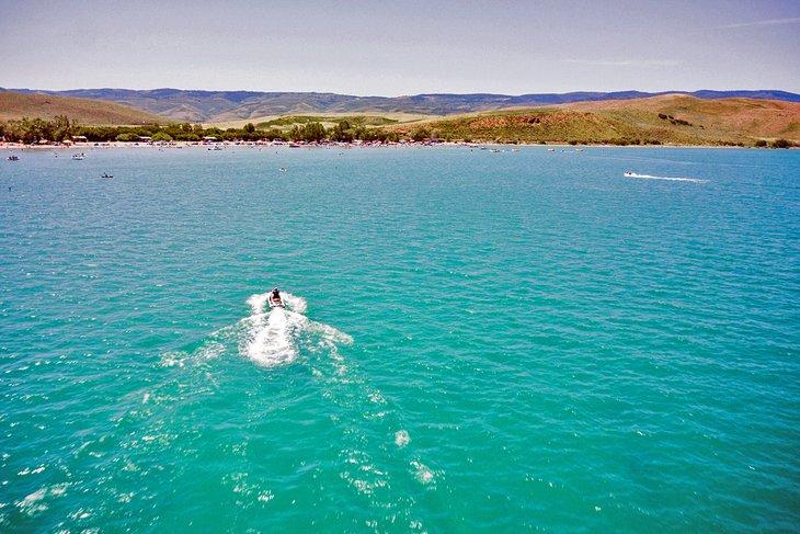 Playa del Parque Estatal Bear Lake