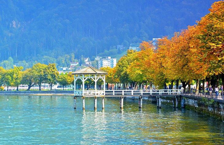 Paseo del Lago en Bregenz, Austria