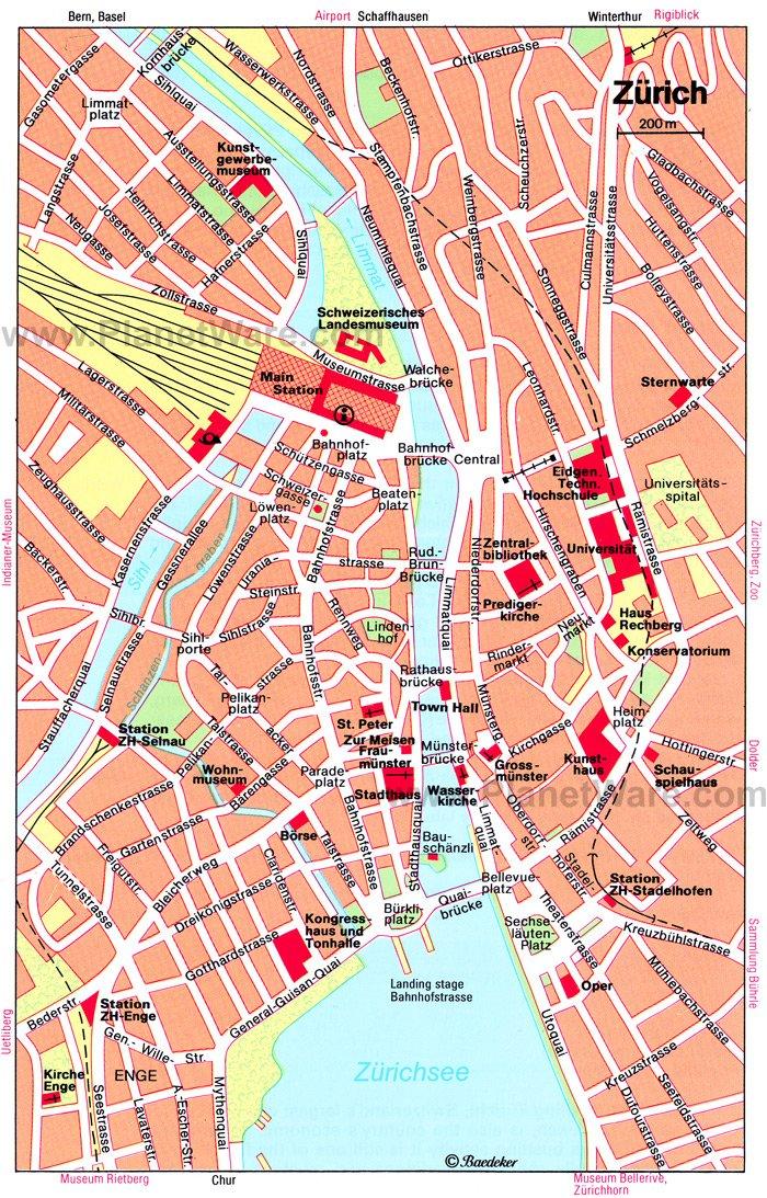 Touristenattraktionen in Zürich