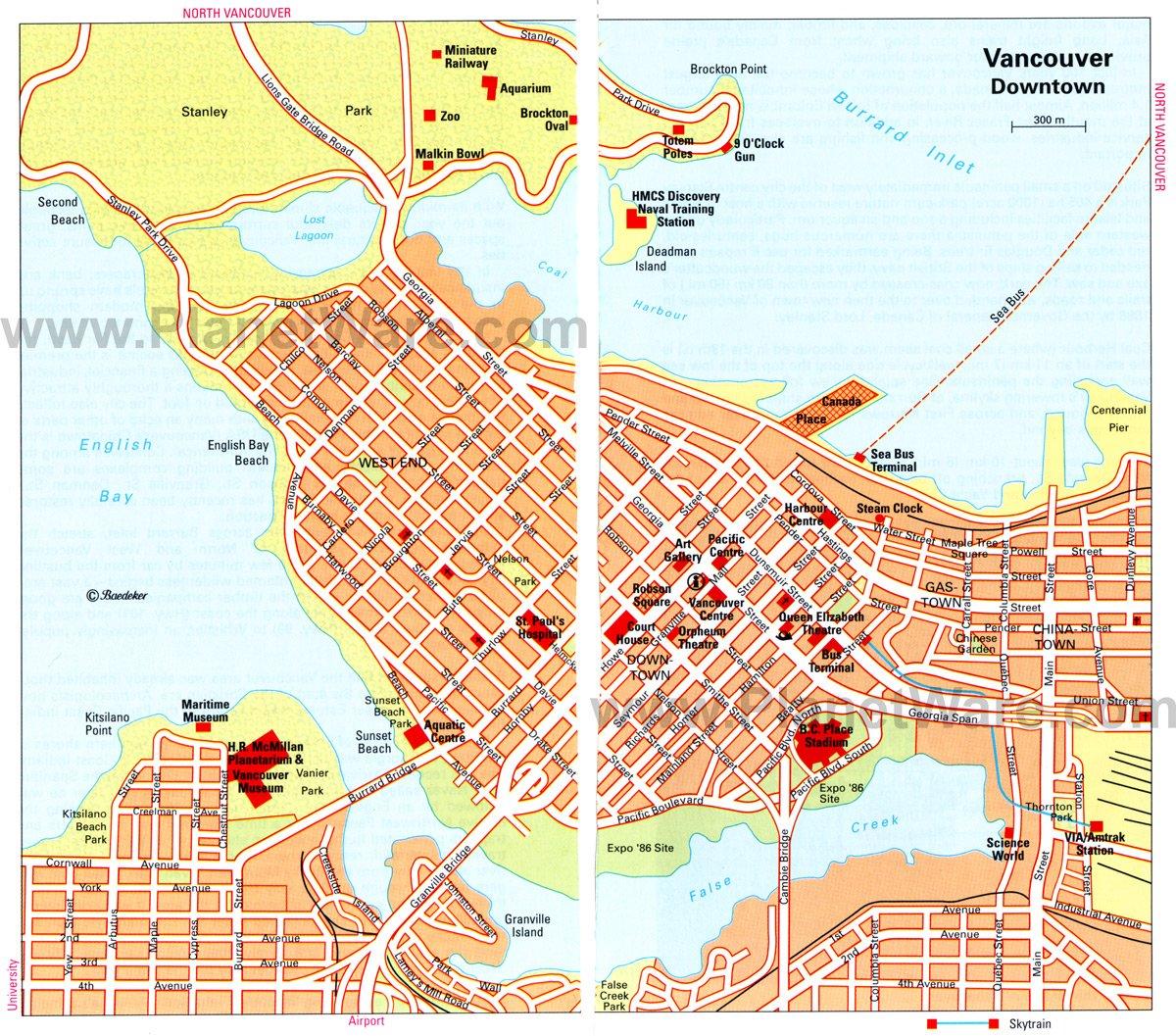 Attractions Touristiques et Lieux à Visiter à Vancouver, BC
