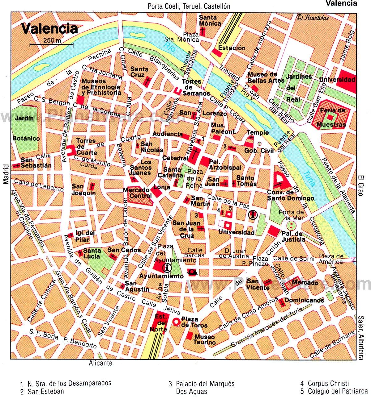 Touristenattraktionen in Valencia