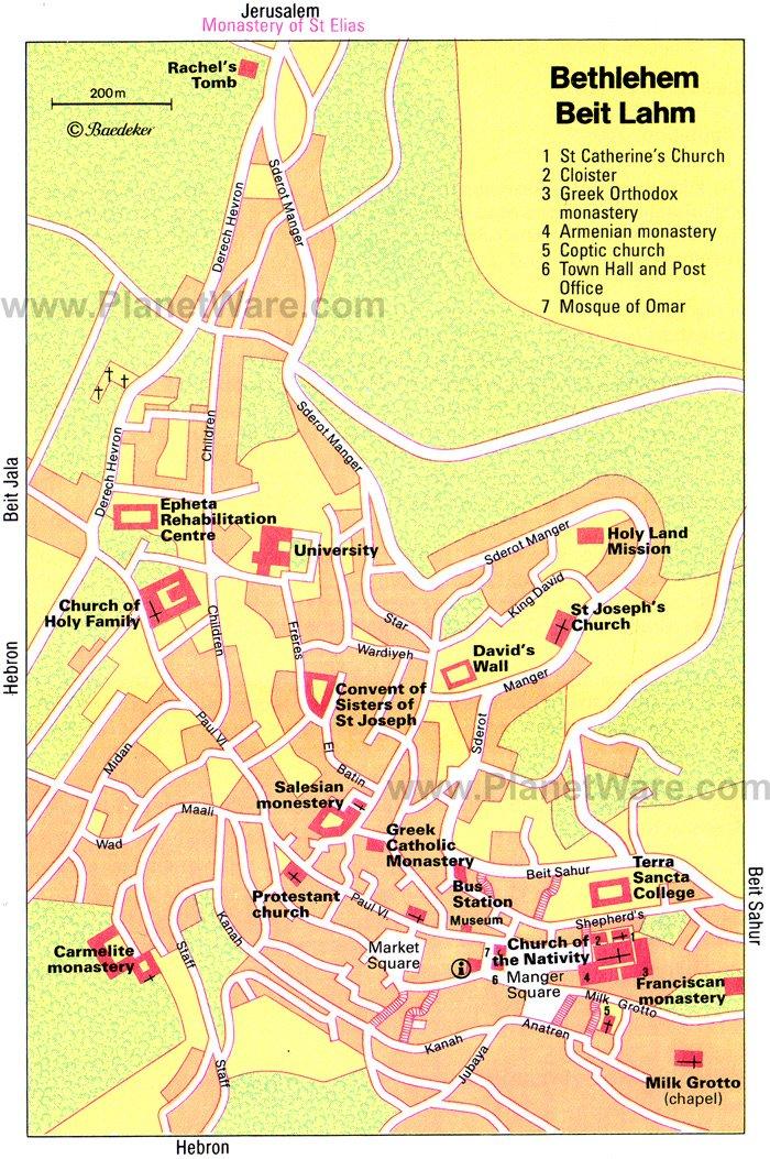 Sehenswürdigkeiten in Bethlehem