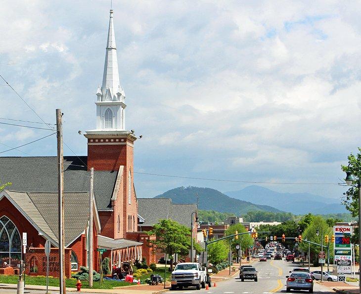 Villes de montagne en Caroline du Nord