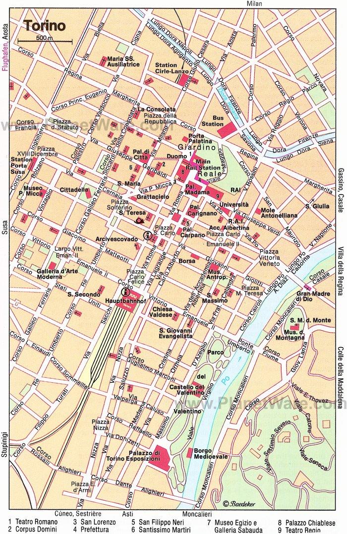 Touristenattraktionen in Turin