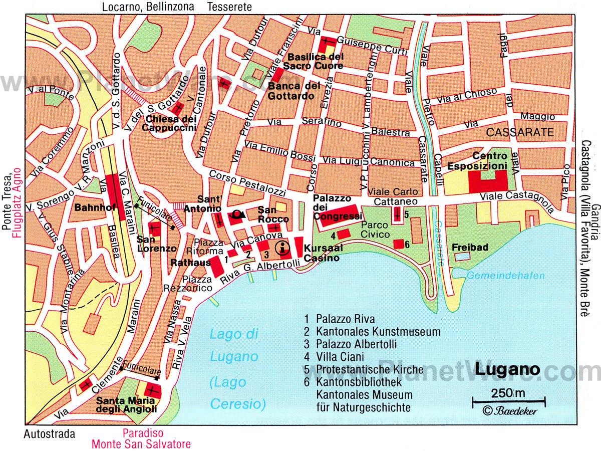 Atracciones Turísticas en Lugano, Locarno y la Región del Ticino