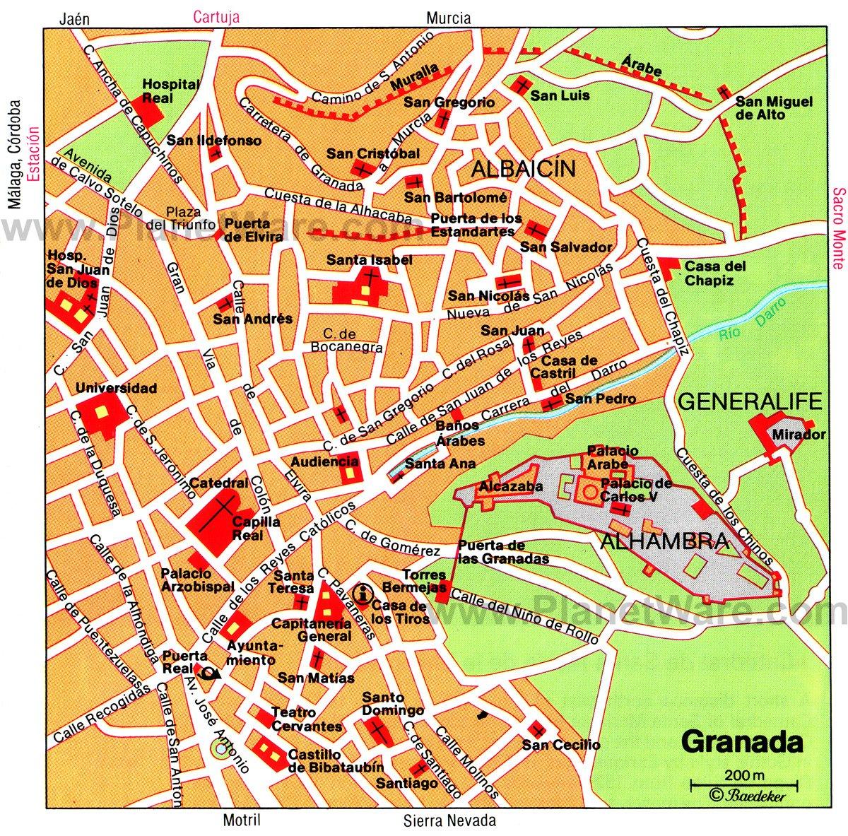 Atracciones Turísticas en Granada