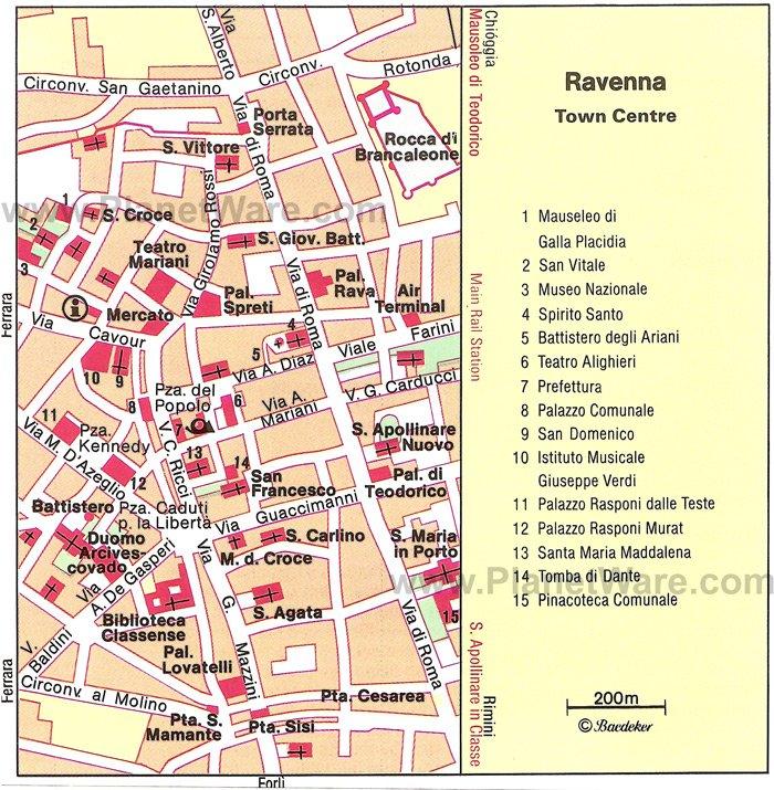 Touristenattraktionen in Ravenna