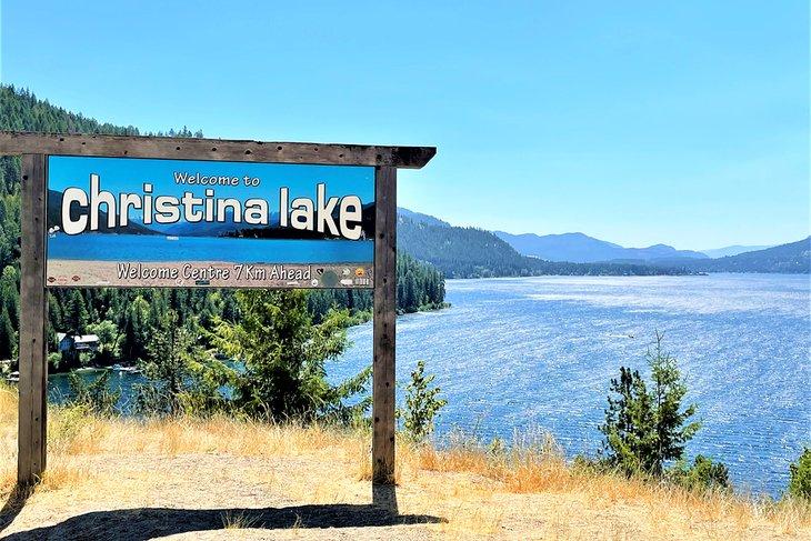 Campings en el Lago Christina, BC