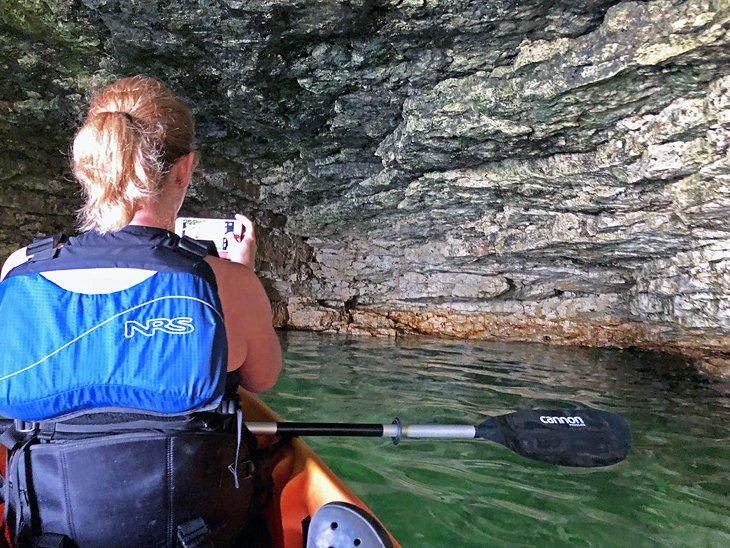 Kayaking en Door County: Localizaciones