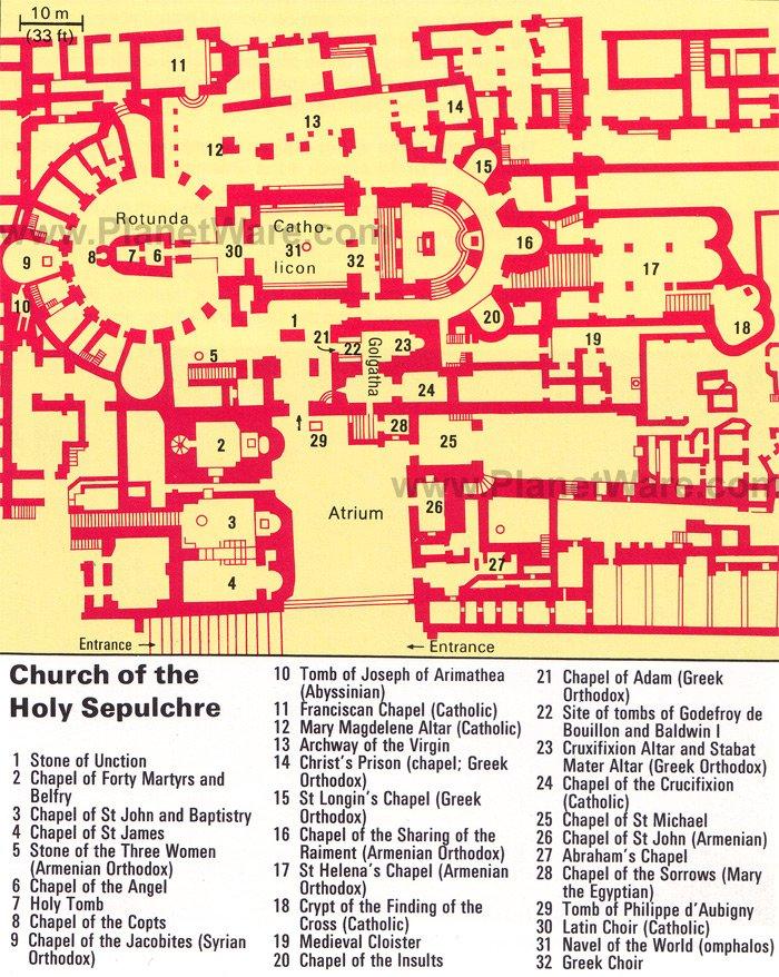 Exploration de l'Église du Saint-Sépulcre : Guide du Visiteur