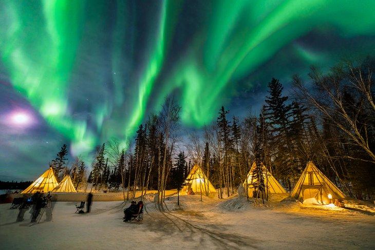 Lugares para ver las luces del norte
