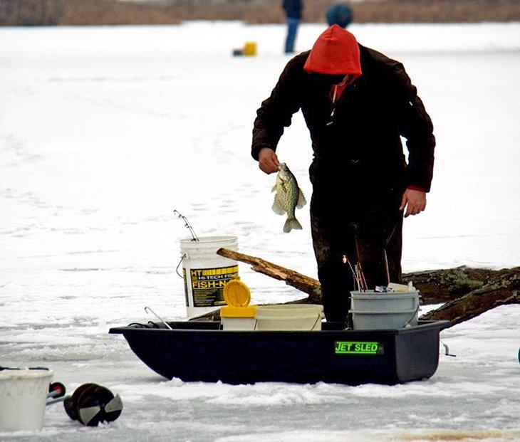 Lagos de pesca en hielo en Ohio