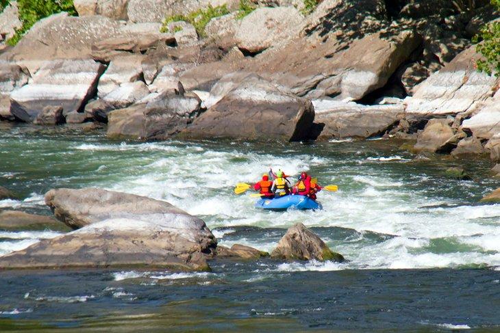 Ríos de Rafting en Aguas Bravas en Virginia Occidental