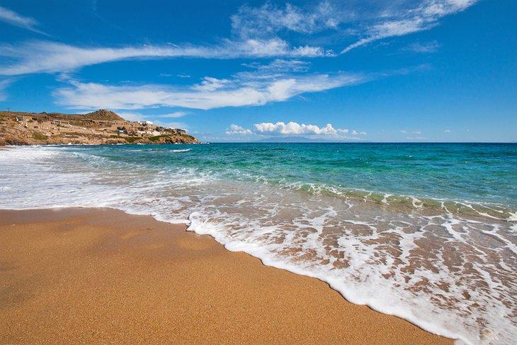 Playas en la isla de Míkonos