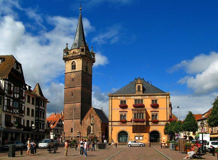 Aldea y ciudades medievales de Alsacia