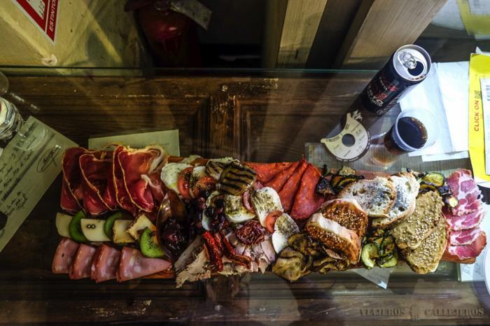 Comiendo en La Prosciutteria