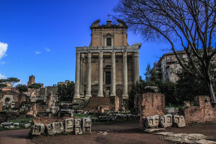 Detalles del Foro Romano