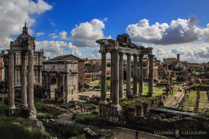 Impresionantes vistas del Foro Romano y el Coliseo